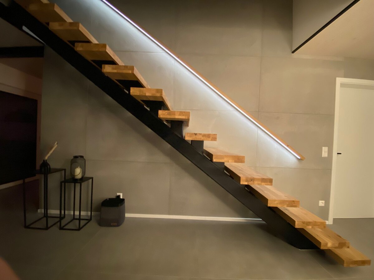 Epfenbach – Einholmtreppe im Bestand – Projektansicht 3