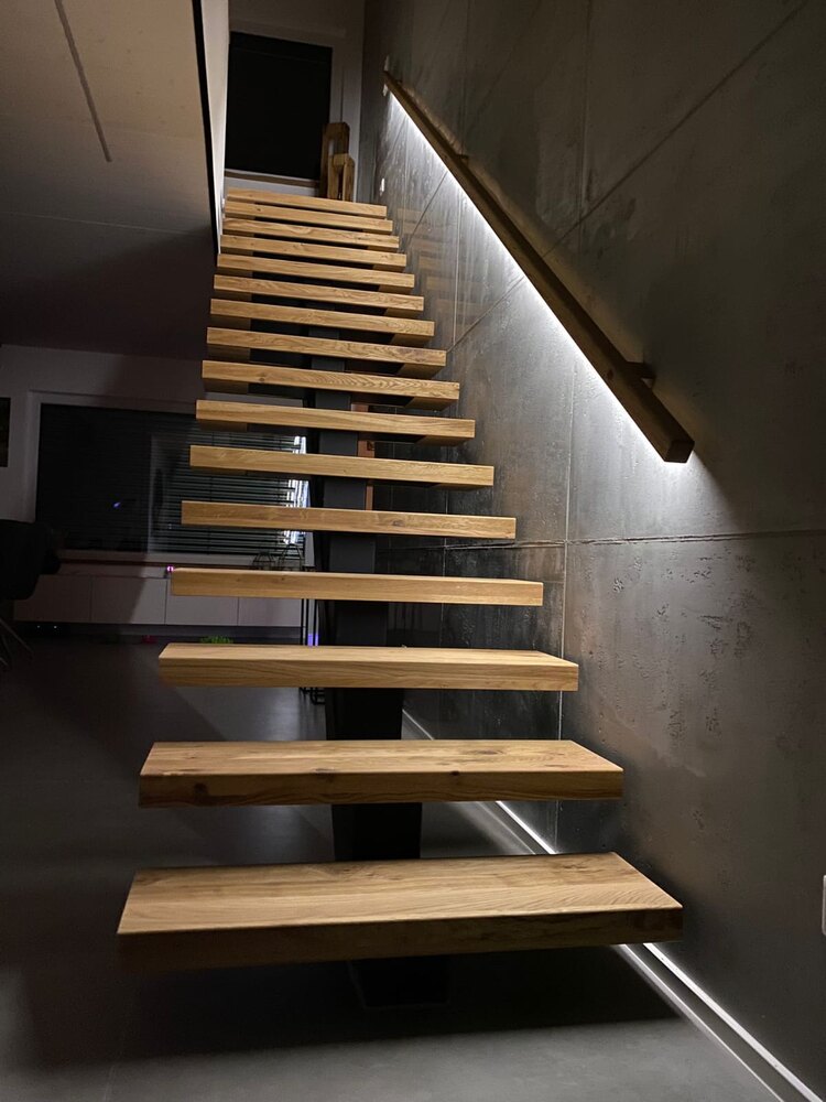 Epfenbach – Einholmtreppe im Bestand – Projektansicht 7