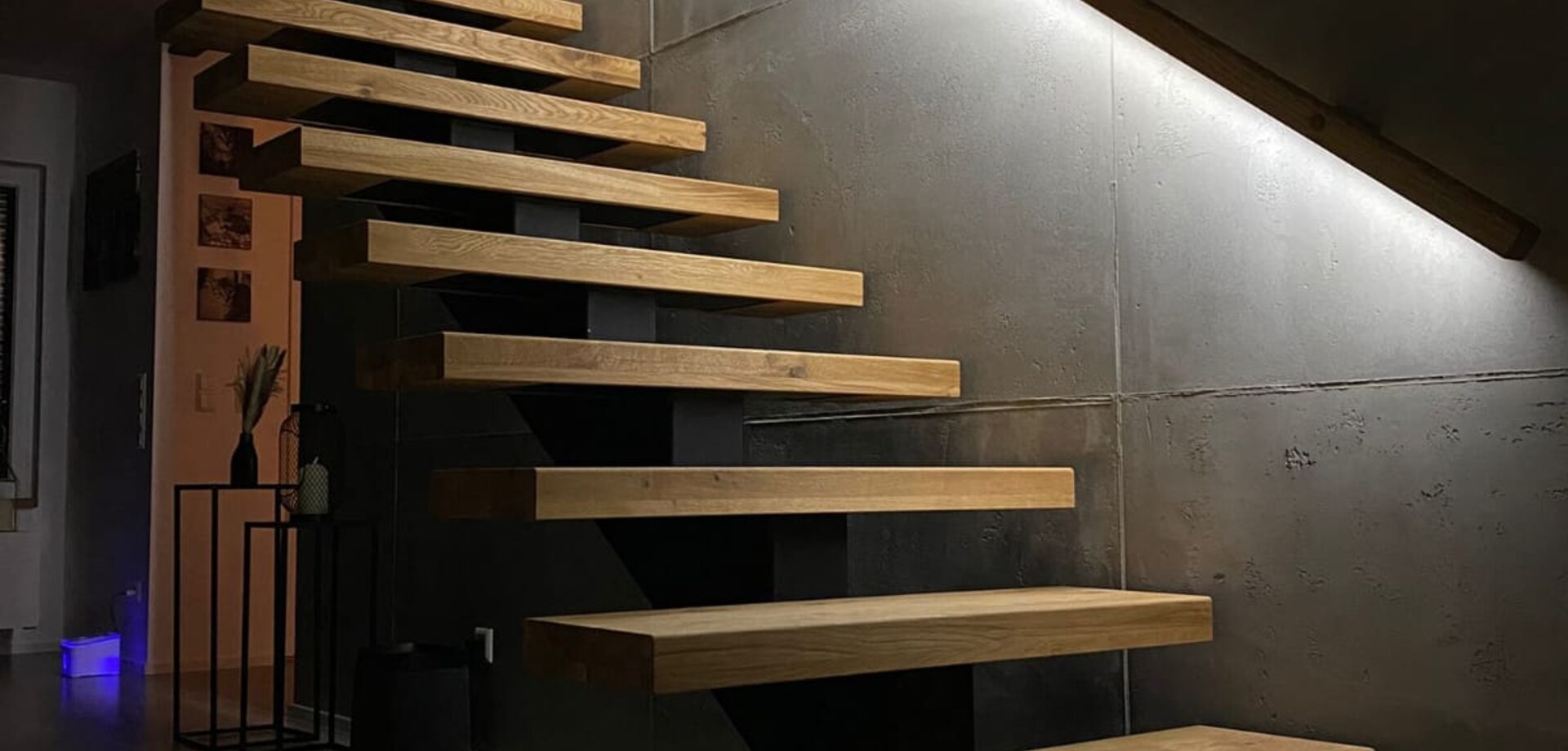 Epfenbach – Einholmtreppe im Bestand