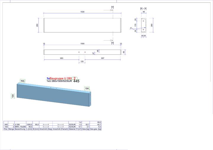 Baugruppe Blatt 7